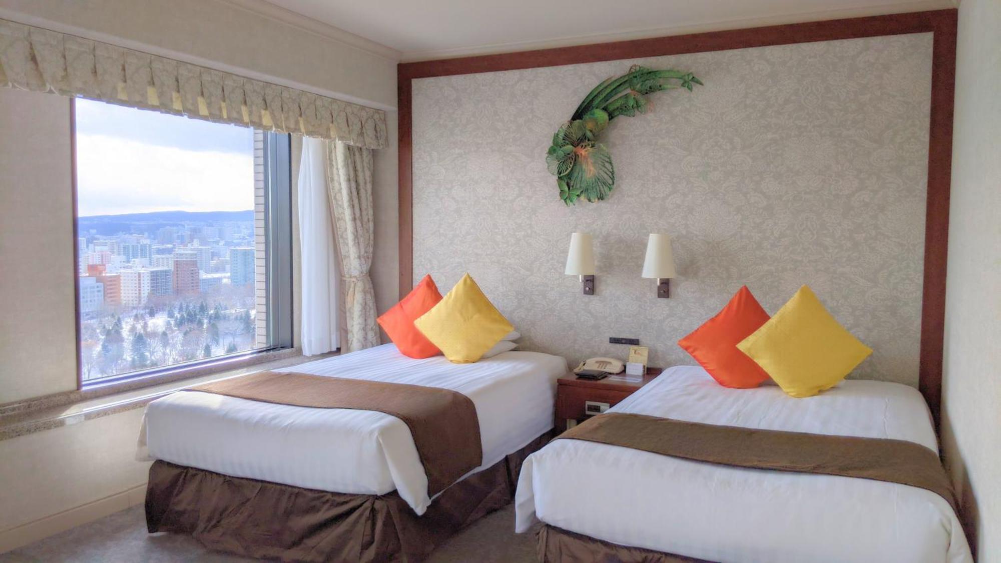 Premier Hotel Nakajima Park Sapporo Exteriör bild A room at the hotel